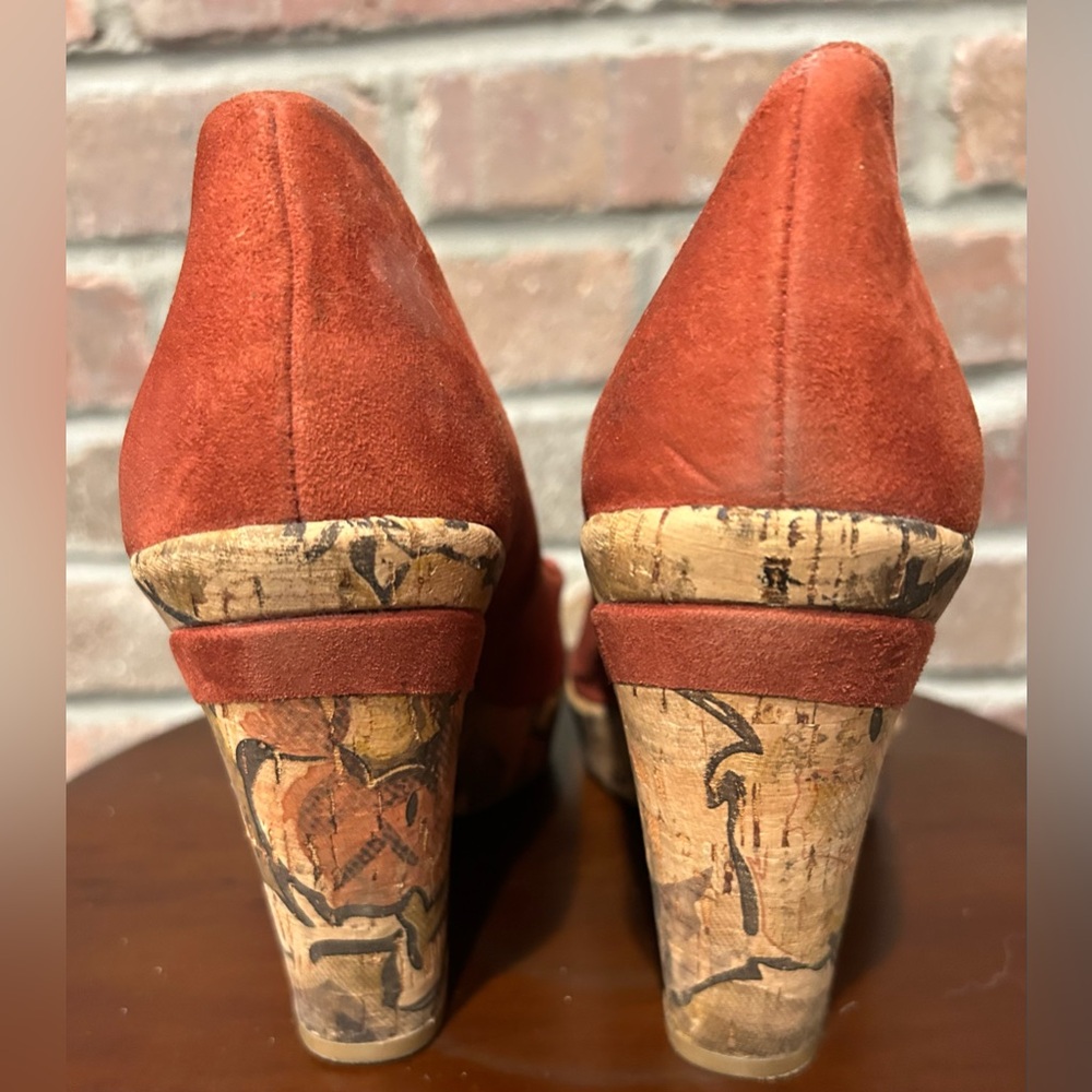 Sofft Open Toe Cork Wedges - image 3